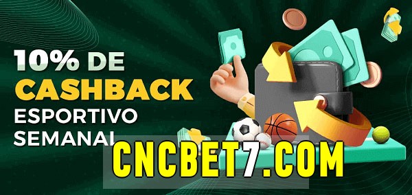 10% de bônus de cashback na cncbet 